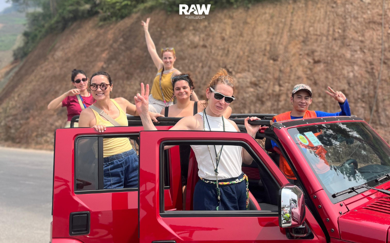 private Ha Giang Loop tours by motorbike, open-top Jeep, and private car.