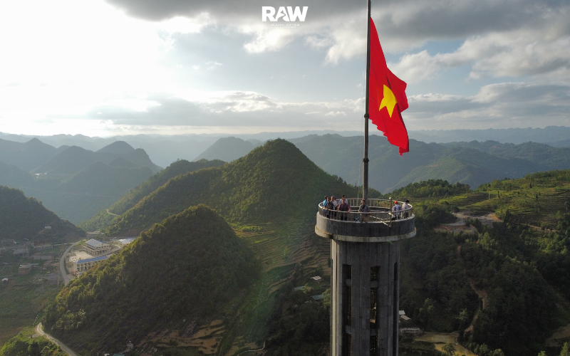 Lung Cu Flag Tower is the northernmost point of Vietnam