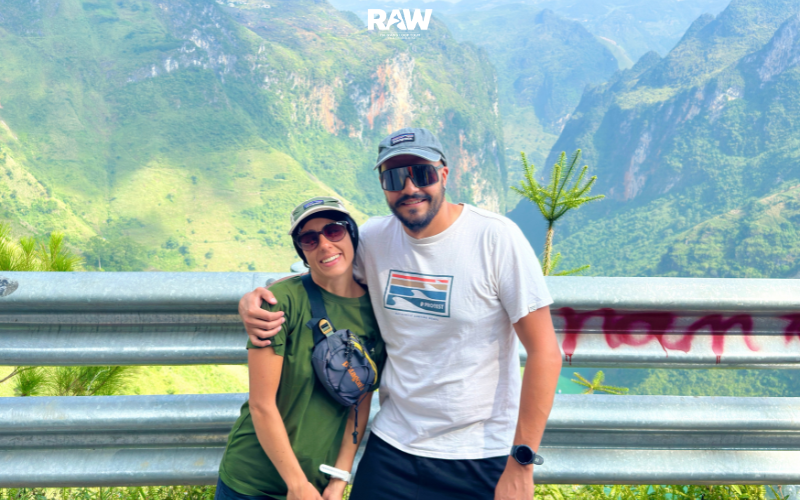 The Nho Que River is part of a journey through mountainous terrain with many winding roads.
